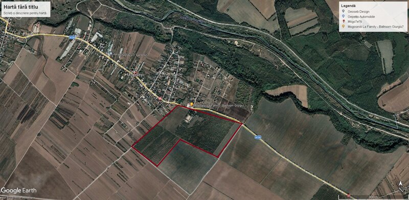 Adunatii Copaceni, 40 ha, d. 800 m